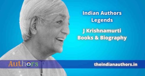 J Krishnamurti biography authors Indian
