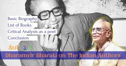 Dharamvir Bharati Novelist Hindi The Indian Authors